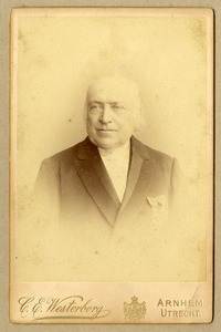 106295 Portret van ds. A.R. Ruitenschild, geboren 1831, predikant bij de Hervormde Gemeente te Utrecht (1876-1902), ...
